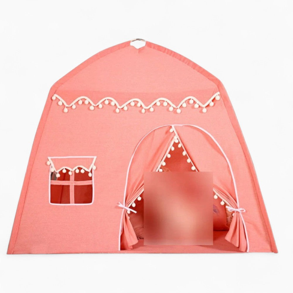 Tente Fille Maison Rose