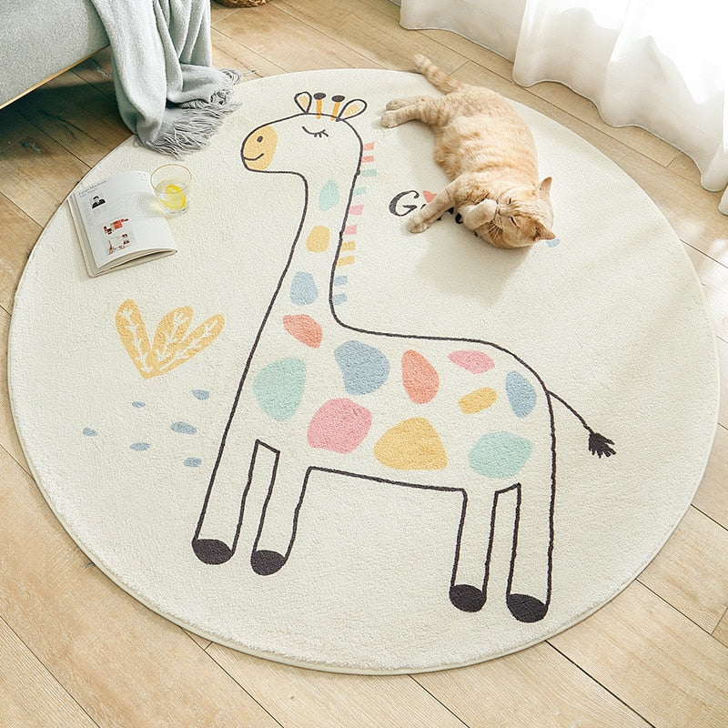 Tapis Tente Tipi Girafe Colorée