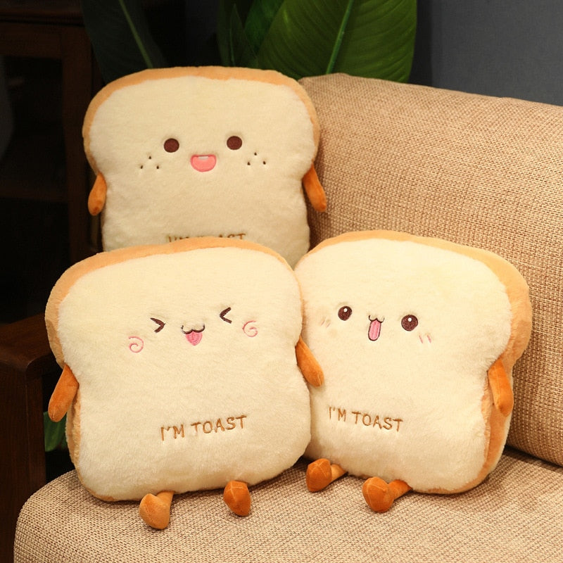 Coussin Kawaii Toast : Charme Japonais