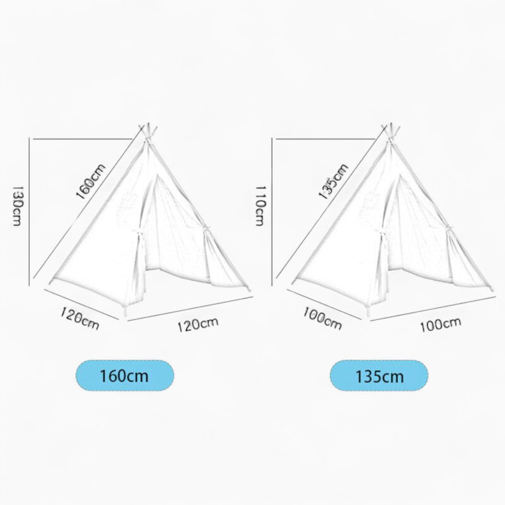 Tipi Enfant Blanc Pour Chambre