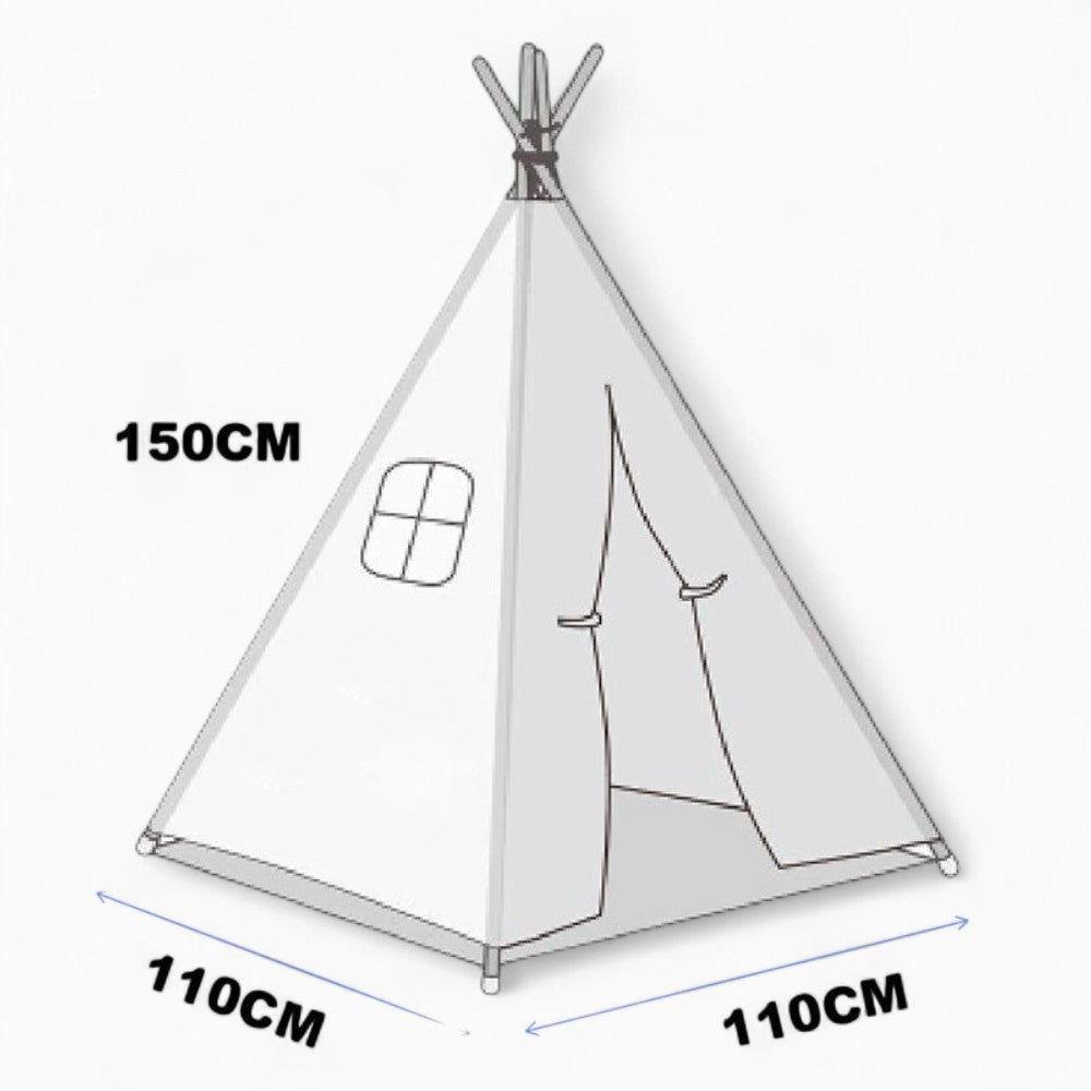 Tipi Enfant Avec Motifs Cerfs