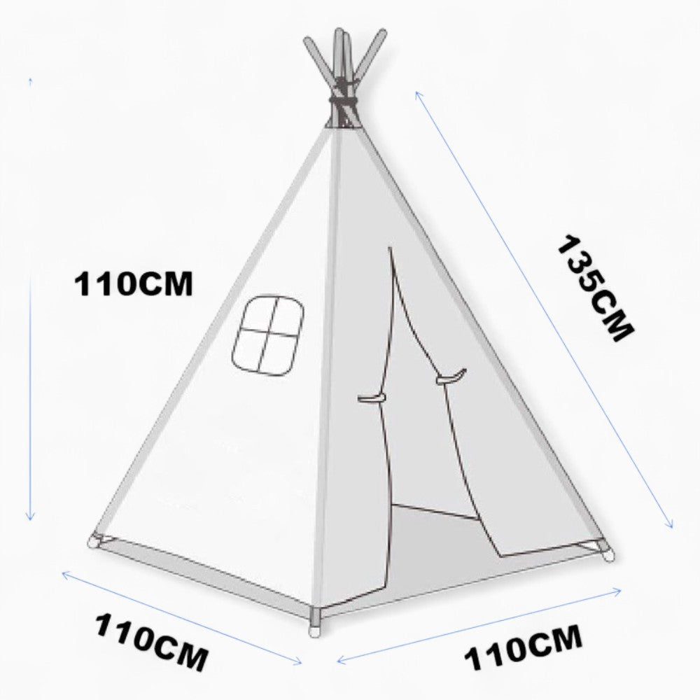 Tipi Enfant En Tissu