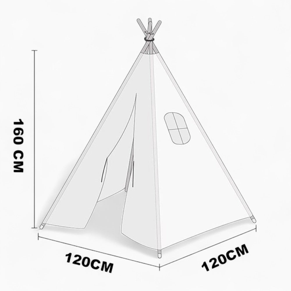 Tipi Fille Blanc Naturel