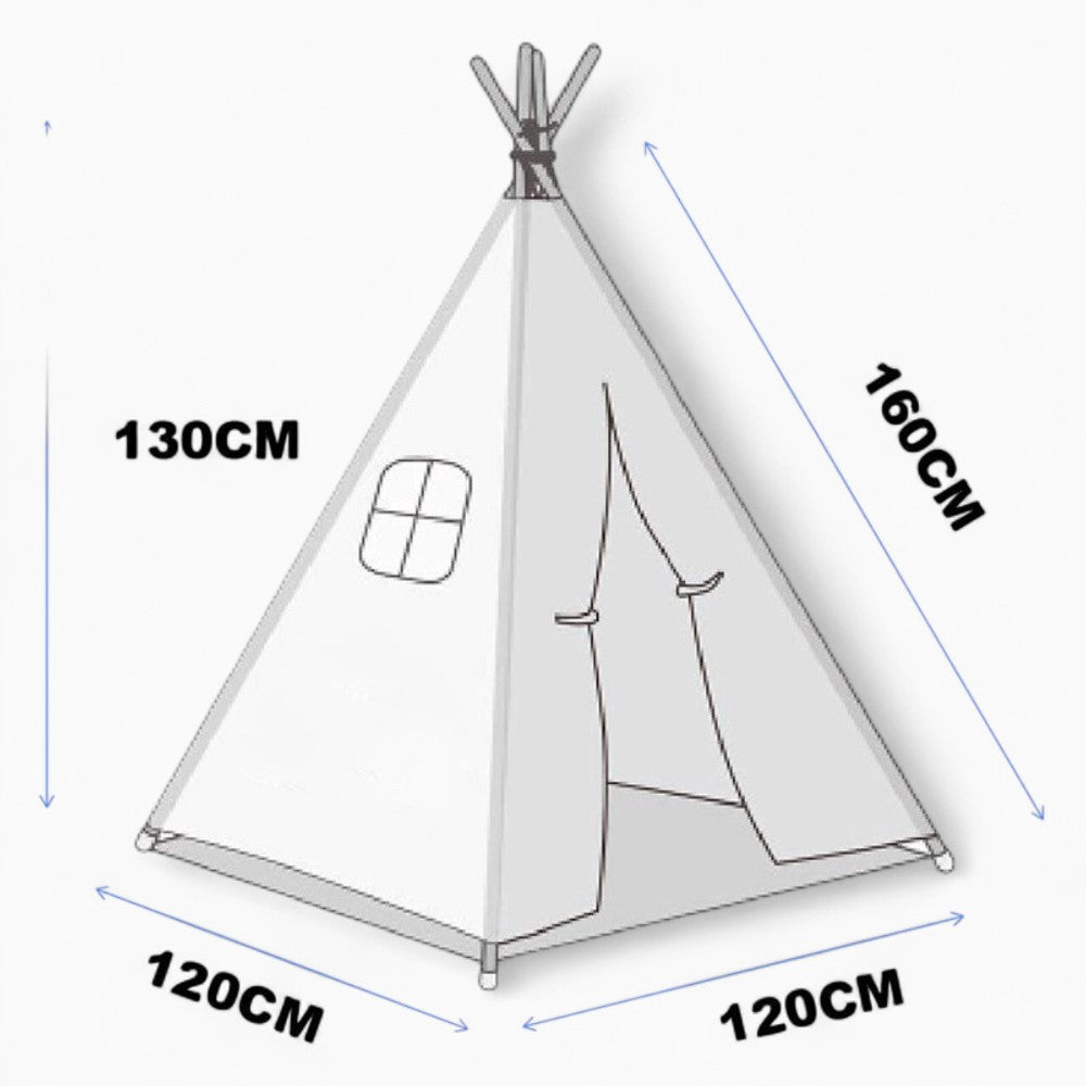 Tipi Enfant Jaune Et Blanc