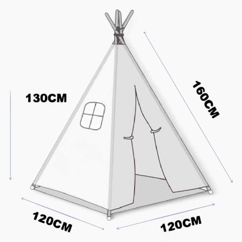 Tipi Enfant Jaune Et Blanc
