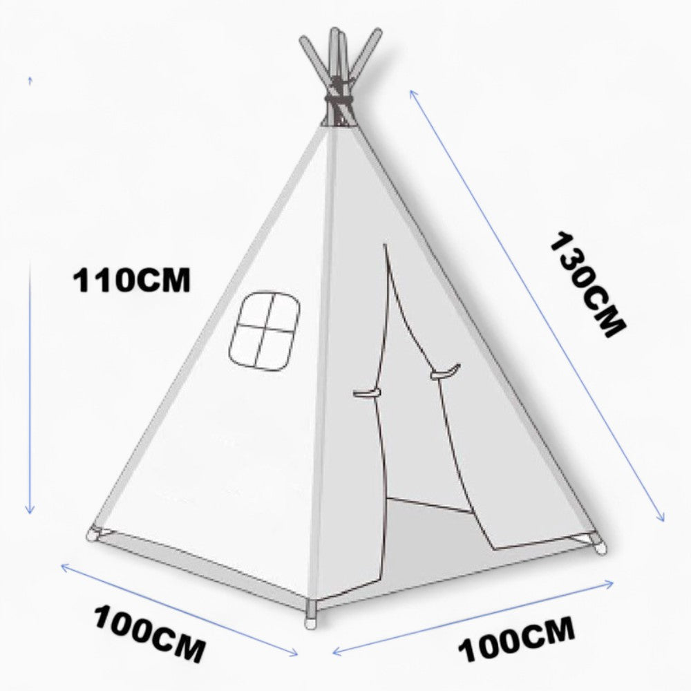 Tipi Fille Rose Et Gris