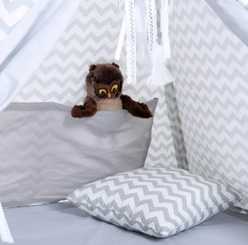 Tipi Enfant À Rayures Grises