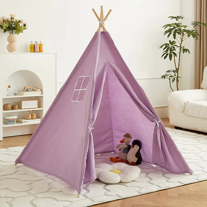 Tipi Fille Tissu Violet