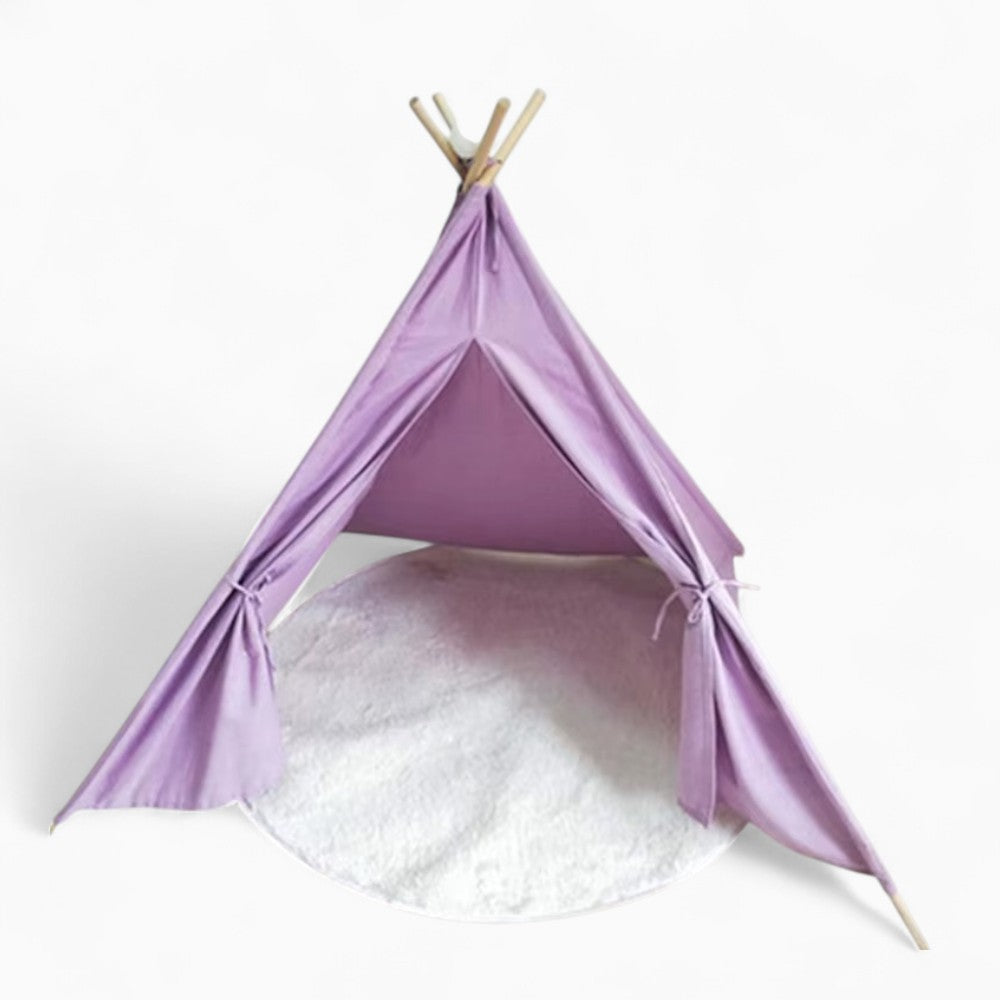 Tipi Fille Tissu Violet
