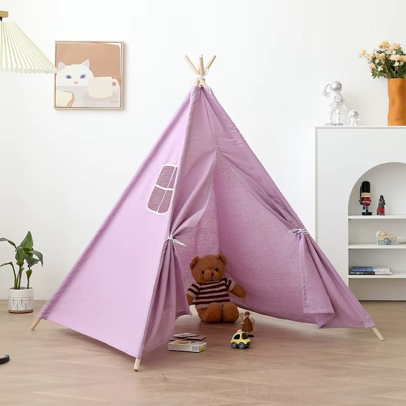 Tipi Fille Tissu Violet