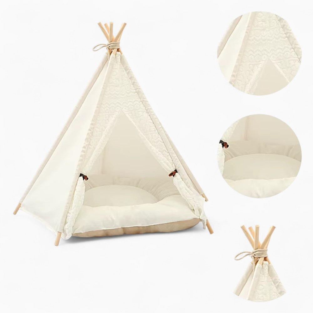 Tipi Enfant Jaune Et Blanc