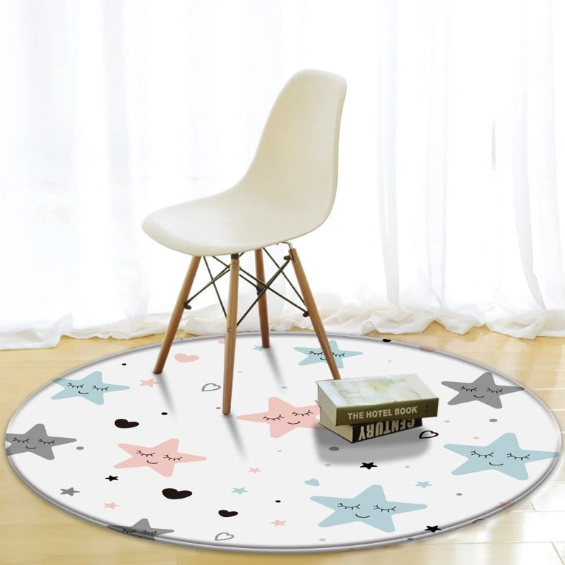 Tapis Chambre De Bébé Avec Étoiles