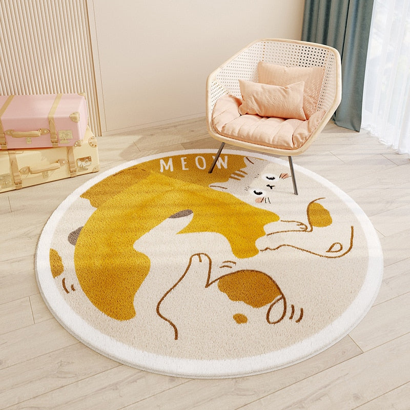 Tapis Chambre Bébé Chat Meow