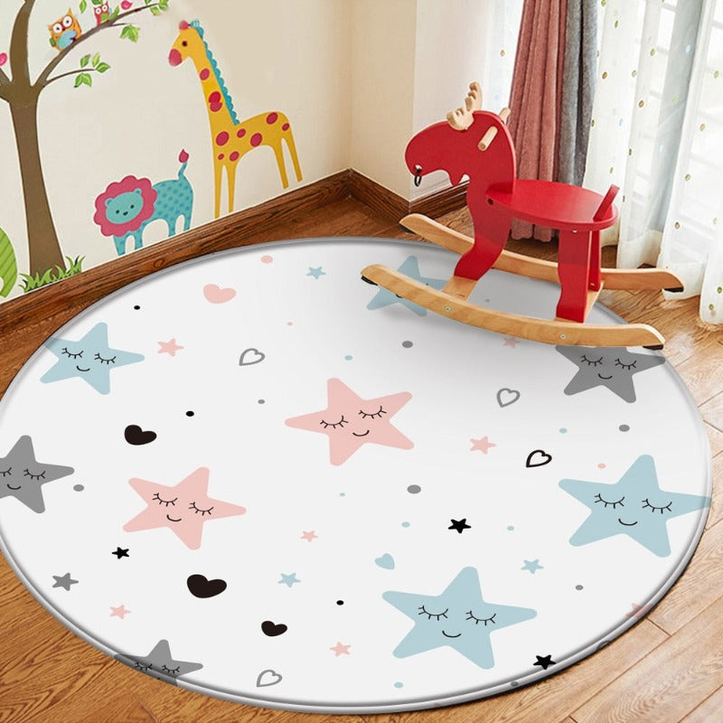 Tapis Chambre De Bébé Avec Étoiles