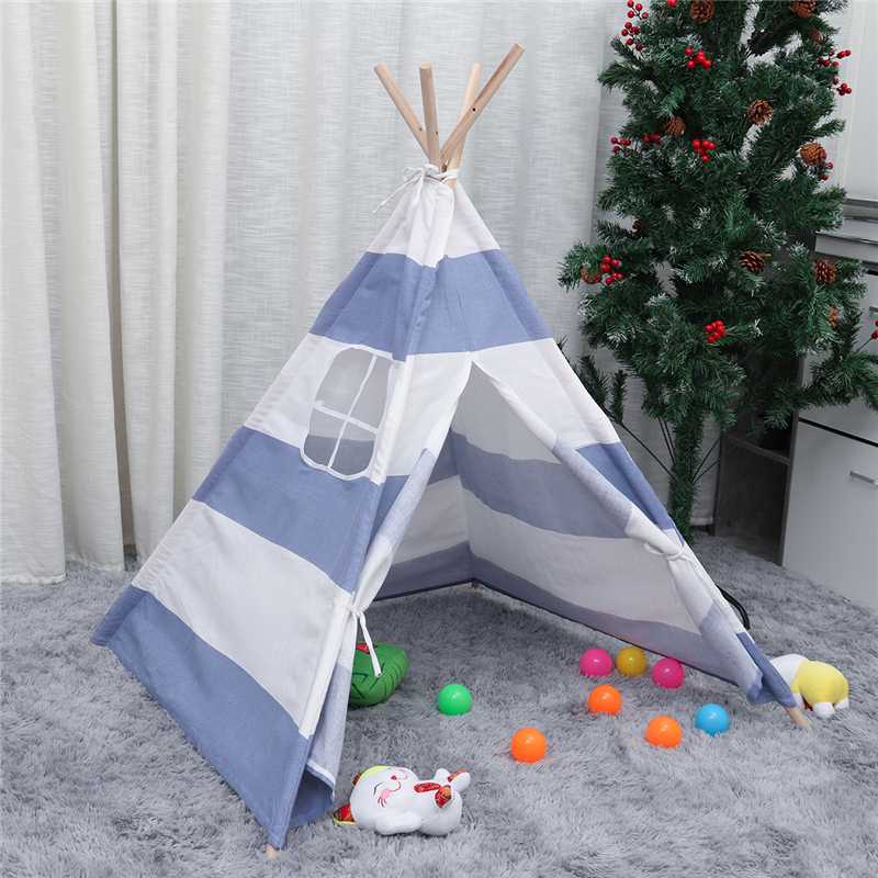 Tipi Garçon Bleu Et Blanc
