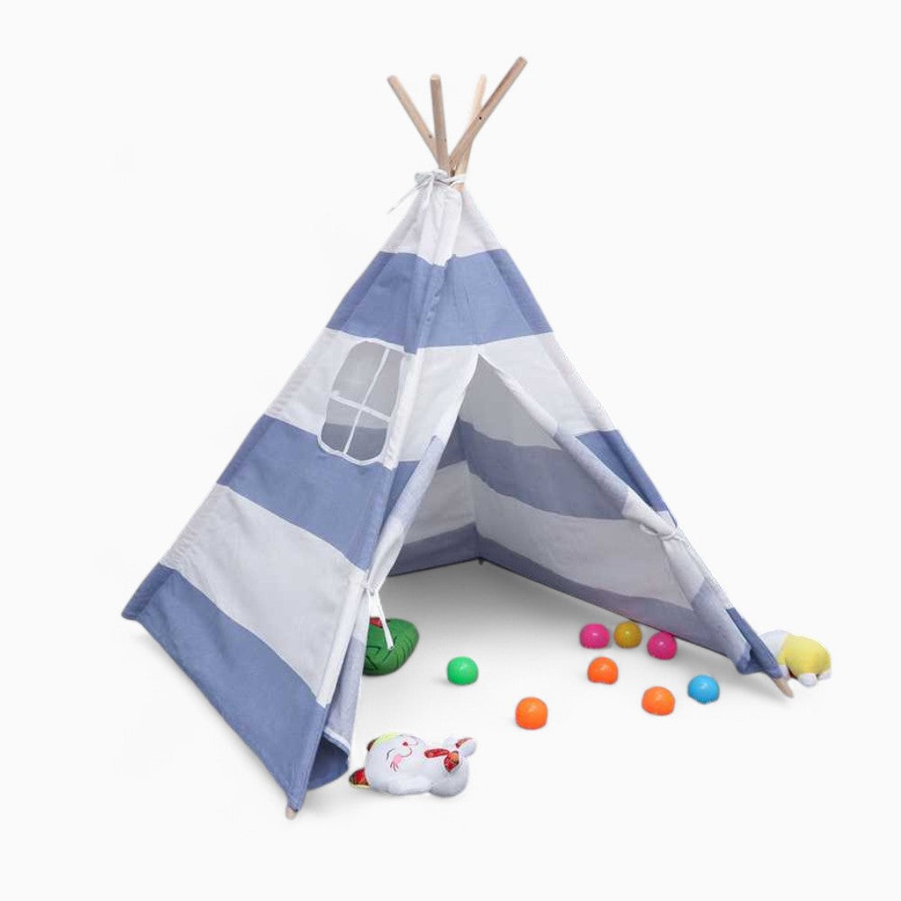 Tipi Garçon Bleu Et Blanc