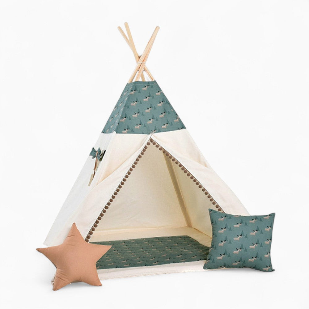 Tipi Enfant Avec Motifs Cerfs