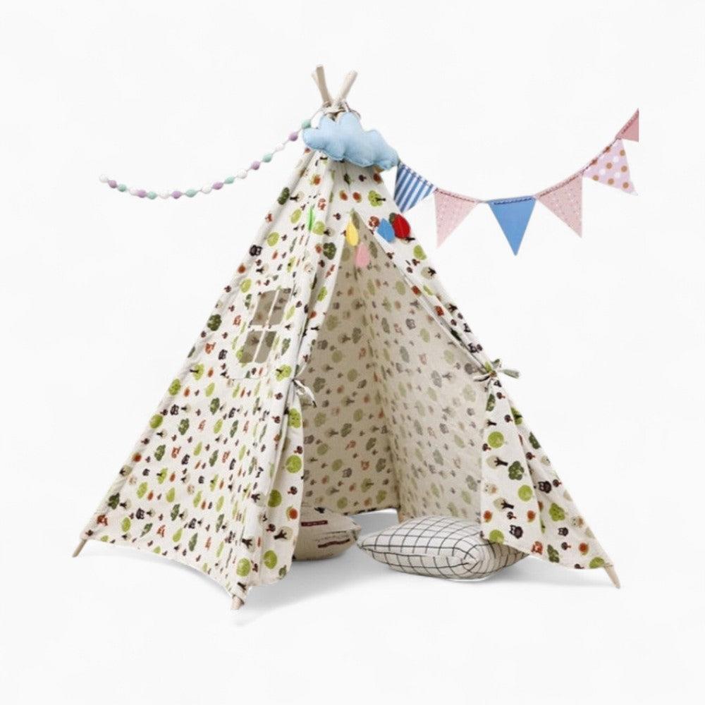 Tipi Enfant Motifs Forêt